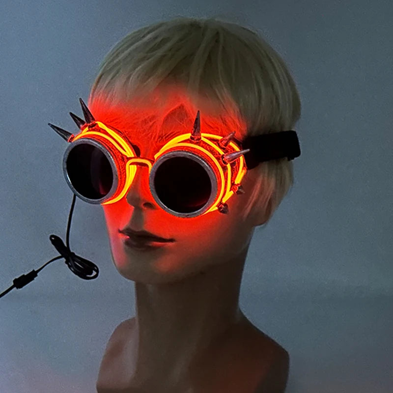 GlowSync™ Cyberpunk LED Party Glasses