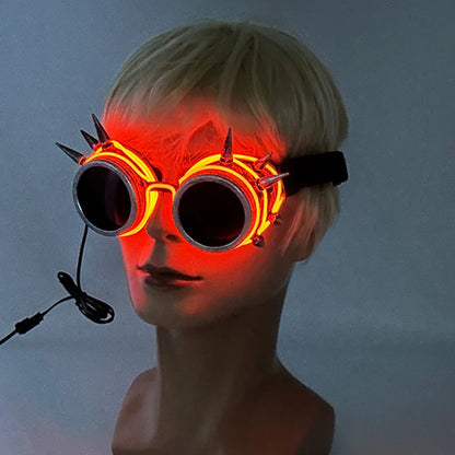 GlowSync™ Cyberpunk LED Party Glasses