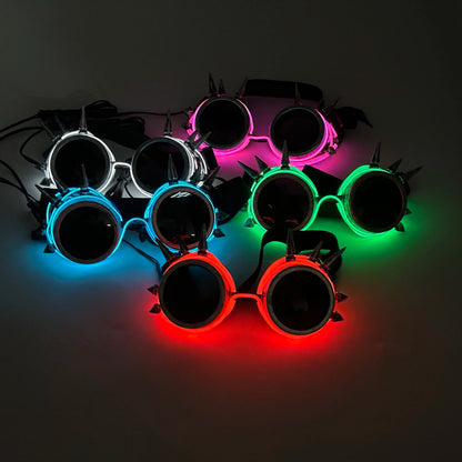 GlowSync™ Cyberpunk LED Party Glasses