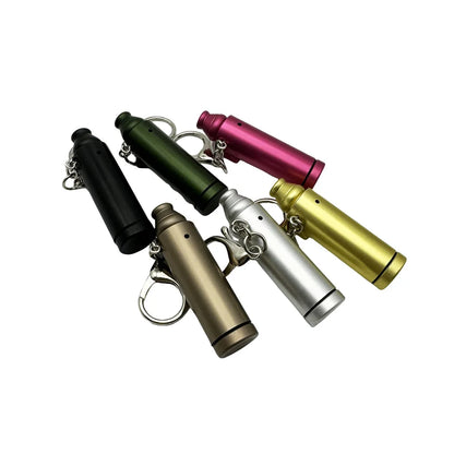 63*17Mm Pepper Shaker Premium Metal Snufbullet Spice Dispenser Sweetener Portable Travel Storage
